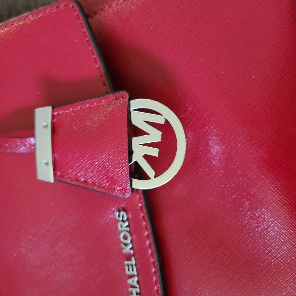 Michael Kors Red Women's Bag - Picture 7 of 16